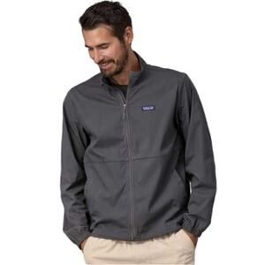 Patagonia Gray Fleece Lined Zip Front Jacket
